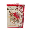 For Partner Holiday Cheer & Togetherness Christmas Wishes Card