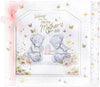 Bears Having Picnic Luxury Handmade Mother's Day Card With Keepsake Box