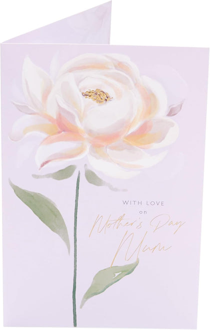 Pink Rose Design For Mum Mother's Day Card