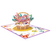 Bloom & Cheer 3D Birthday Basket Pop Up Card