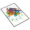 Flamingo Fiesta Happy Birthday Pop Up Card