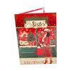 For a Special Sister Beautiful Lady With Bags Design Christmas Card