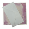 With Love and Warm Wishes Purple & Pink Mother's Day Card