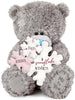 Me to You Tatty Teddy Bear Holding Hugs & Kisses Snowflakes, 21cm High Official Collection