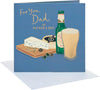 Cheese and Beer Design for Dad Father's Day Card