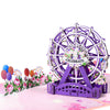 Flower Ferris Wheel Design Celebrate 3D Pop Up Greeting Card