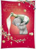 Bear Pouring Bubbles From Big Bottle Happy New Year Card
