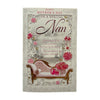 To Special Nan Flowers & Gift On Sofa Design Mother's Day Boxed Card