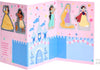 Princess Castle Scene 5th Birthday Card with Activity Inside