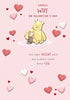Disney Winnie The Pooh Wife Valentine's Day Card