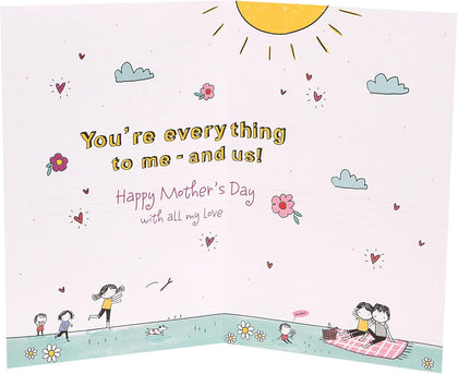 Oodles of Doodles Range Lovely Wife Mother's Day Card 