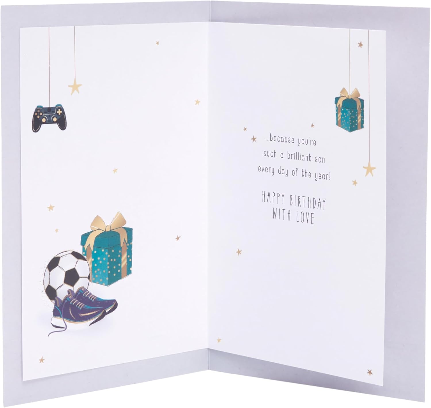 UK Greetings Geburtstagskarte Für Bruder | Radsport-Design Mit Goldfolie, 149x229 Mm, FSC-zertifiziert