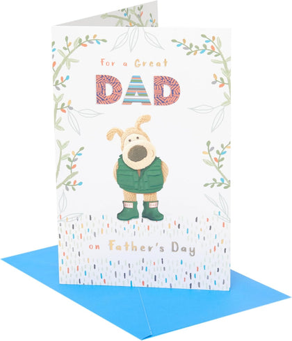 Boofle with Thoughtful Message for Dad Father's Day Card