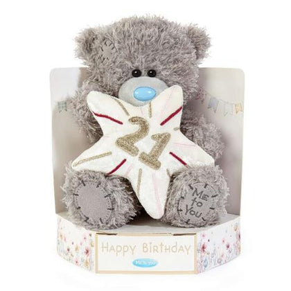Me to You Bear 21st Birthday Star Plush 7