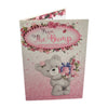 From The Bump Teddy Holding Flowers Design Mother's Day Card