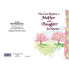 Mother & Daughter Love Forever Sentimental Verses Keepsake Greeting Card