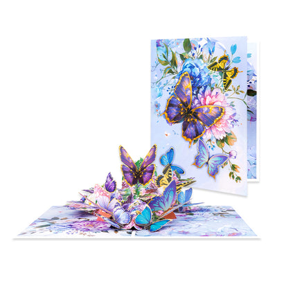 Colorful Whispers Butterfly & Flower 3D Pop Up Card