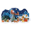 Santa’s Sleigh Ride Christmas Tripods Pop Up Card