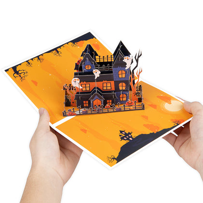 House of Horrors Halloween Pop Up Card