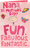 Bright Cartoon Design Nana Mother's Day Card