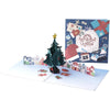 Festive City Glow 3D Pop Up Christmas Card