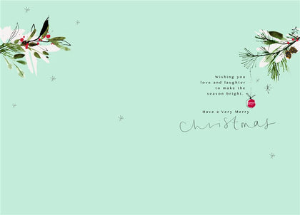 For a Lovely Sister + Sister in law Christmas Card