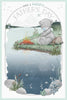 Bear By Campfire Happy Father's Day Card