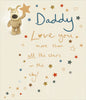 Boofle Holding Star Daddy Father's Day Card