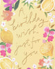 Lemons & Flowers Design Birthday Card