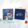 Blue Wonderland Merry Moments Pop Up Christmas Card