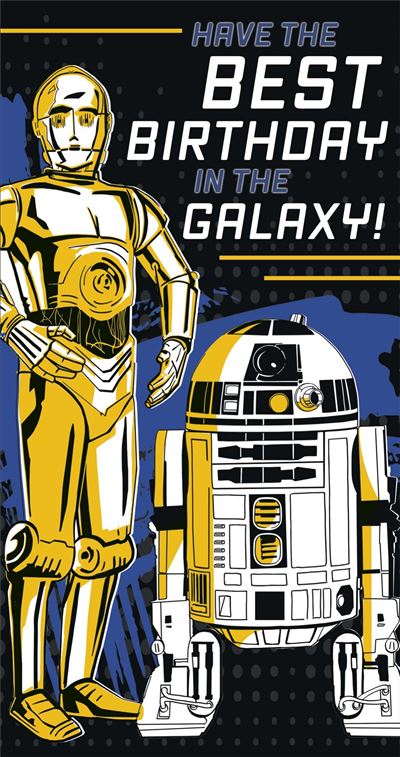 Star Wars Birthday Card For Him/Boy With Envelope