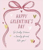 Ribbon and Heart Design Special Friend Valentine's Day Card
