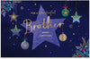 Star Design Brother Christmas Card