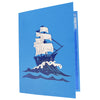 Windward Wonder Sailboat Pop Up Greeting Card