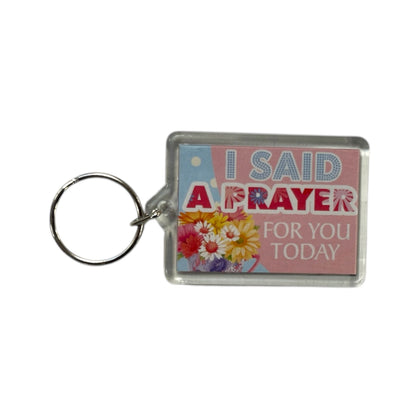 I Said A Prayer Sentimental Keyring
