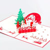 Santa’s Sleigh Ride 3D Pop Up Christmas Card