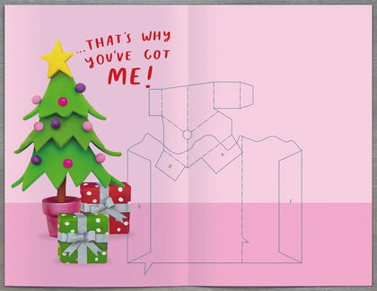 Crackers Wife Funny Christmas Greeting Card