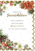 Floral Design Family Moments Message From Grandchildren Christmas Card