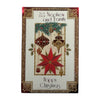 To a Dear Nephew and Family Red & Gold Star with Ornaments Christmas Card