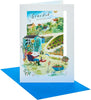 3D Garden Scene Design for Grandad Father's Day Card