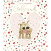Boofle Gorgeous Girlfriend Valentine's Day Card