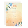 Orange Florals Design & Heartfelt Verse Wife Birthday Card