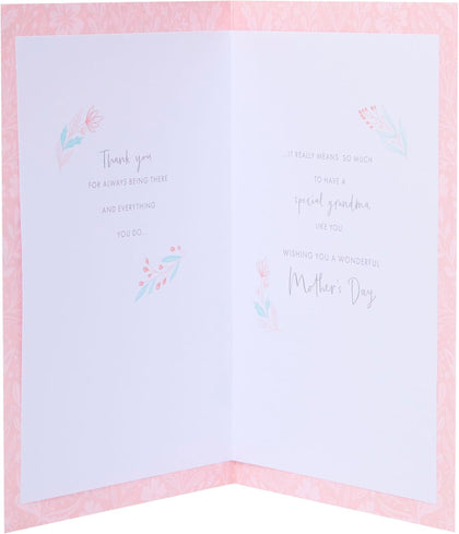 Heart Shape Pattern For Grandma Mother's Day Card