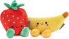 Better Together Strawberry and Banana Pair Soft Toy Set of 2 Gift Mothers Day, Birthday, Valentines Day, Anniversary