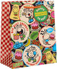 Character in Groovy Chick Design Large Gift Bag for All Occasions