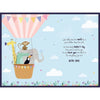 Air Balloon Design With Floral Border From Grandchildren Mother's Day Card