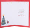 Cottage in the Snow Design Mam & Dad Christmas Card