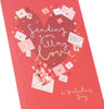 Envelope of Hearts Design Valentine's Day Card