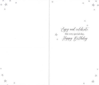 Embellished Balloons 40th Birthday Card