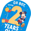 Disney Mickey Mouse Design 2nd Birthday Card